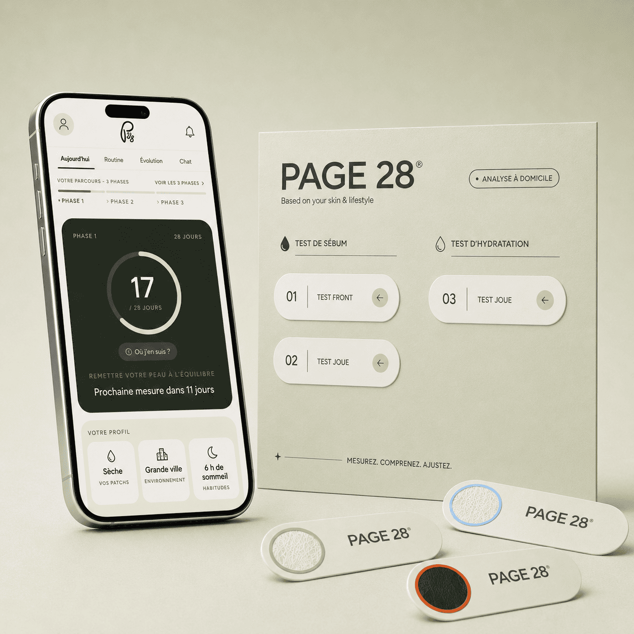 Le diagnostic PAGE 28 : application et kit de patchs d'analyse